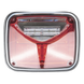 Luz de Advertencia LED / 8 X 6" / Color Rojo / Luz de Trabajo Blanca 12 W / 11 Patrones de Destello / IP67 / 12-30 VCC | SIERRA STORE