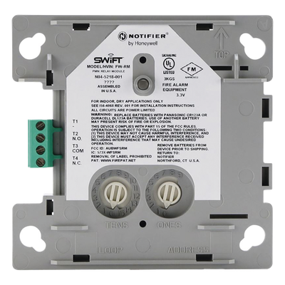 Módulo relevador inalámbrico / Contactos Form-C (SPDT) aislados / Malla SWIFT 902-928 MHz / FlashScan / Batería litio 2 años | SIERRA STORE