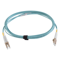 SIEMON FJ2-LCLC5L-03AQ - Jumper de Fibra Óptica / Multimodo 50/125 OM3 / LC-LC Duplex / OFNR / Aqua / 3 m (9.84 ft) | SIERRA STORE