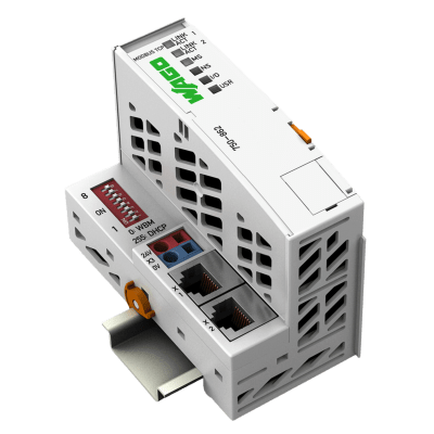 Controlador Modbus TCP / 4ª Generación / 2 x Ethernet 10/100 Mbps / Switch Integrado / IEC 61131-3 Programable / IP20 / 24...
