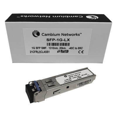 Transceptor MiniGBIC SFP / 1 Gbps / Monomodo / 20 km (65.6 ft) / LC / 1310 nm / Industrial | SIERRA STORE