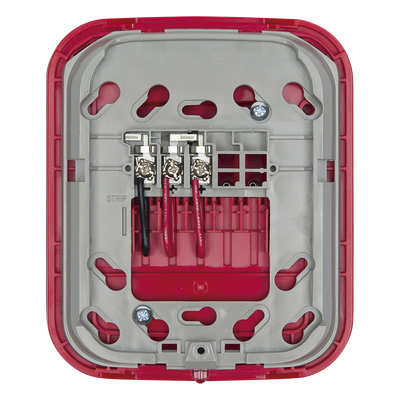 Base Inalámbrica Direccionable / Montaje en Pared / Salida 24 VDC / Red de Malla Swift / Color Rojo / UL y ULC Certificada | SIERRA STORE