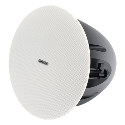 HIKVISION DS-QAZ0630G1 - Altavoz de Techo / 30W / Woofer 6.5-inch + Tweeter 1.0-inch / 100V / 70V / Sin Marco / Color Blanco | SIERRA STORE