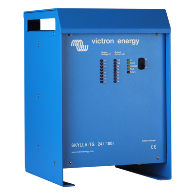 Cargador de Baterías Marino / 24 V / 100 A / Entrada Universal 90-265 VCA y 90-400 VCC / Bancos 500-1000 Ah / Homologación GL | SIERRA STORE