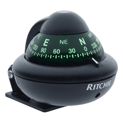 Brújula de Navegación Marina / Dial Directo 2" (51 mm) / Montaje Reversible 300° / Iluminación Nocturna Verde / Compensación Magnética | SIERRA STORE