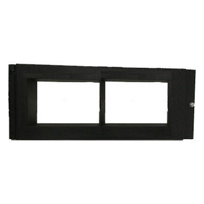Placa de Revestimiento / Anunciador Gráfico 10 Pulgadas / Gabinete CAB-4 Fila Superior / Color Negro / UL 864 10ª Edición | SIERRA STORE