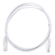 LINKEDPRO BY EPCOM LP-UT6-200-WH28 - Cable de Parcheo Slim UTP / Cat6 / 2 m (6.56 ft) / 28 AWG / Blanco / 10 Gbps | SIERRA STORE