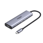 Hub USB-C 6 en 1 / HDMI 4K@60Hz / 2x USB-A 3.2 Gen 2 (10 Gbps) / 2x USB-C 3.2...