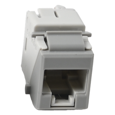 SIEMON U5-K04NS - Jack Keystone / Cat5e UTP / RJ45 / T568A-B / -10 a 60°C / Color Gris | SIERRA STORE