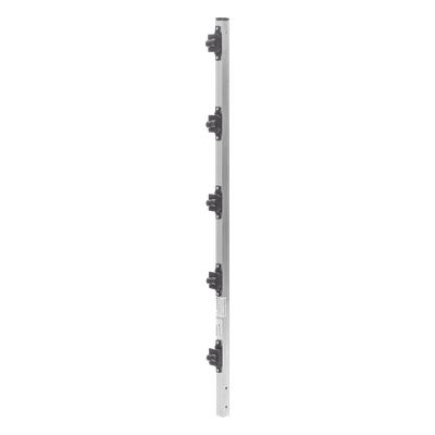 EPCOM INDUSTRIAL SYS-POST-2-R2 - Poste de Paso para Cerca Electrificada / Aluminio PTR 1 m (3.28 ft) / Perfil Cuadrado 1" / 5 | SIERRA STORE
