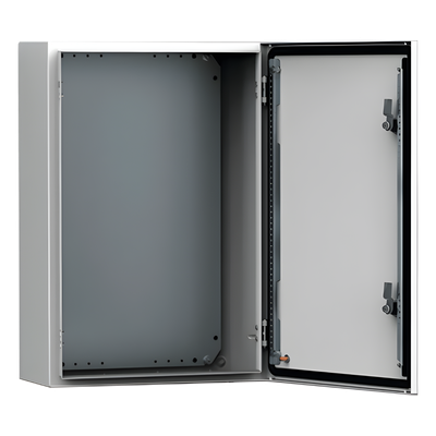 Gabinete de Pared Exterior / IP66 NEMA 4/12/13 / IK10 / Acero 1.5 mm / 250 x 200 x 155 mm / Bisagras Ocultas 130° | SIERRA STORE