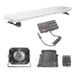 Kit de Señalización para Seguridad Pública / Barra LED 88 LEDs / Sirena 100W / Control de Tráfico Ámbar / IP65 / 45 Patrones de | SIERRA STORE