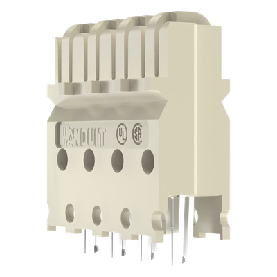 PANDUIT GPCB4-XY - Block de Conexión Cat6 de 4 Pares, de Impacto, Color Marfil | SIERRA STORE