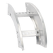 Curva Vertical Exterior / Perfil Z / Peralte 3 1/4" / Ancho 6" / Radio 8" / Aluminio / 90° | SIERRA STORE