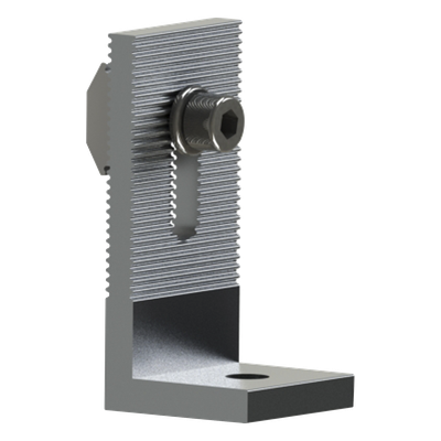 Soporte L / Aluminio Anodizado / 40 x 40 x 85 mm / 0.13 x 0.13 x 0.28 ft / 18 g / Rieles 5 y 8 mm | SIERRA STORE