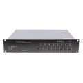 Controlador de Extensión de Evacuación por Voz / 8 Zonas / 500W / 19 Unidades en Cascada / 6 Entradas de Audio / Monitoreo Automático | SIERRA STORE