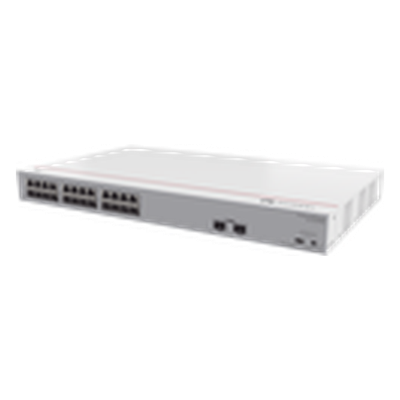 Switch Gigabit No Administrable PoE / 24 Puertos 10/100/1000 Mbps PoE+ / 2 Puertos SFP Uplink / 124W / 52 Gbps | SIERRA STORE