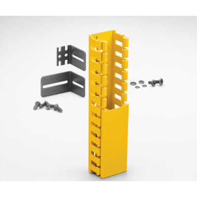 PANDUIT FRHD2KTYL - Kit de Administrador de Cables Vertical FiberRunner 2X2, Incluye Soportes de Montaje y Accesorios, Color Amarillo | SIERRA STORE
