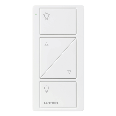Control Inalámbrico de Iluminación / 4 Botones / RF 431-437 MHz / Alcance 18 m (59 ft) / Batería 10 Años / Blanco Brillante | SIERRA STORE