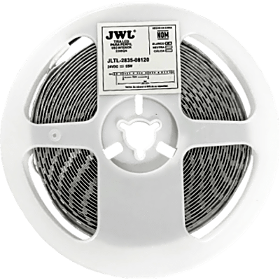 Tira LED de 5 metros / Luz Cálida 2700K /11W por metro / 24 VDC / 8 mm de Ancho / 120 LEDs por metro / Angulo de Luz de 140° / IP20 / | SIERRA STORE