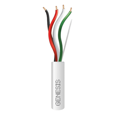 Cable Plenum / 4x14 AWG / CL3P / 305 m (1000 ft) / Blanco / Cobre Sólido / -20°C a 75°C | SIERRA STORE