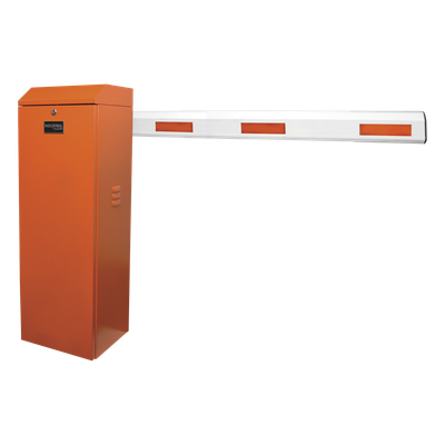 ACCESSPRO KIT-XBS-RNB - Kit de Barrera Vehicular Derecha Color Naranja y Brazo Ajustable de 3.6 a 5.5 m | SIERRA STORE