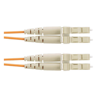 PANDUIT F62ERLNLNSNM002 - Jumper de Fibra Optica Multimodo 62.5/125 OM1, LC-LC Duplex, OFNR (Riser), Color Naranja, 2 Metros | SIERRA STORE