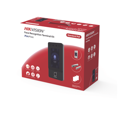 HIKVISION DS-KAS342 - Kit Terminal Control de Acceso / Reconocimiento Facial 1500 Rostros / 3000 Huellas + 3000 Tarjetas / Pantalla | SIERRA STORE