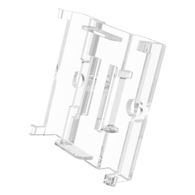 ACCESSPRO ADAPTOR-4124 - Soporte de Pared para Etiqueta Electrónica / Compatible 2.13" a 7.5" / Policarbonato Transparente / 37x36x10 | SIERRA STORE