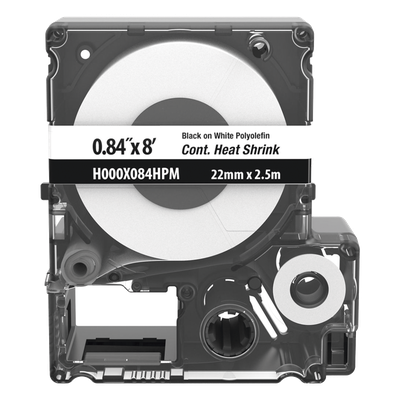 PANDUIT H000X084HPM - Casete de Etiquetas Termocontráctiles / Poliolefina 2:1 / 21.3 mm (0.84') Ancho / 2.4 m (7.87') Largo / Rango | SIERRA STORE
