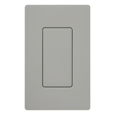Inserto Ciego para Placa Decorador / Acabado Brillante Gris / Plástico 0.3 in (7.6 mm) / 2 5/8 in (66.7 mm) x 1 5/16 in (33.3 mm) | SIERRA STORE