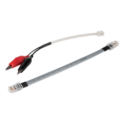 Cables de Repuesto para Probador de Red / Tone & Probe / RJ45-RJ45 / RJ11-Cocodrilo / 5.9'' (15 cm) / PVC-Policarbonato | SIERRA STORE