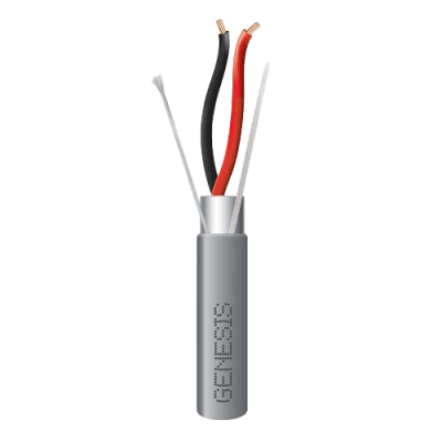 Cable de control / 2x18 AWG / 152 m (500 pies) / Blindado / Riser / Gris / Audio, control de acceso y automatización | SIERRA STORE