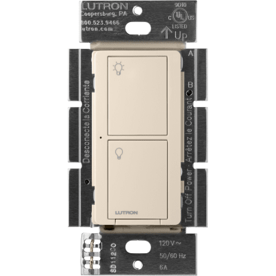 Interruptor On/Off / 6A / 120V~ / requiere neutro / RF 434MHz Clear Connect / Caseta Wireless / almendra claro | SIERRA STORE