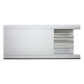Canaleta de aluminio / 99 x 72 mm / 3 m (9.84 ft) / Área 6,334 mm² / -20°C a 120°C | SIERRA STORE