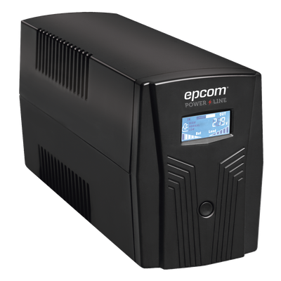 UPS Con Más Potencia de 600VA / 360 W Con Display LCD y Regulador de Voltaje AVR, 4 Contactos NEMA 5-15R, Batería 7 Ah y Puertos RJ45 | SIERRA STORE