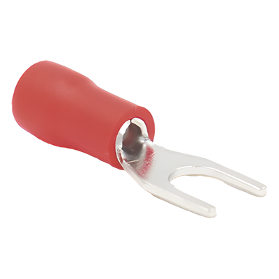Terminal tipo horquilla aislada / 22-16 AWG / Rojo / 25 piezas / 0.79 x 0.41 x 0.24 in | SIERRA STORE
