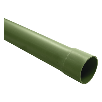 Tubo Conduit Pesado / PVC 4" (100 mm) / 3 m (9.8 ft) / Sin Plastificante / Autoextinguible / NMX-E-012-SCFI | SIERRA STORE