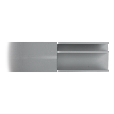 Canaleta de aluminio / 53 x 14.66 mm / 2 m (6.56 ft) / Conductividad 55% IACS / Pintura electrostática | SIERRA STORE