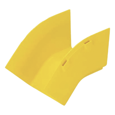 PANDUIT FROV454X4LYL - Bajada Vertical Exterior / Ángulo 45° / Radio de Curvatura 2' (50.8 mm) / Canaleta 4x4 / Color Amarillo / | SIERRA STORE