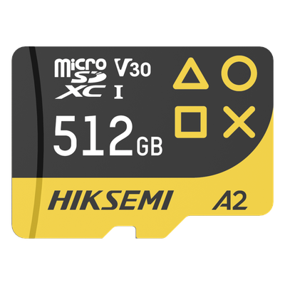 HIKSEMI by HIKVISION HS-TF-G3/512G - Memoria microSDXC / 512 GB / Lectura 200 MB/s / Escritura 150 MB/s / V30 U3 A2 / Gaming / NAND TLC | SIERRA STORE