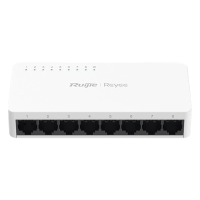 Switch No Administrable / 8 Puertos Gigabit / Plug & Play / Cloud Visibility / Sin Ventilador / 3.47W | SIERRA STORE