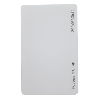 ACCESSPRO ACCESS-CARD-M4K - Tarjeta MIFARE Classic / 13.56MHz / 4KB / PVC Imprimible / ISO CR80 / UID 34 Bits | SIERRA STORE