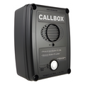 Callbox Inalámbrico UHF / 450-470 MHz / Gabinete de Policarbonato Resistente / PTT Antivandálico / Grabación de Mensajes / Uso en | SIERRA STORE