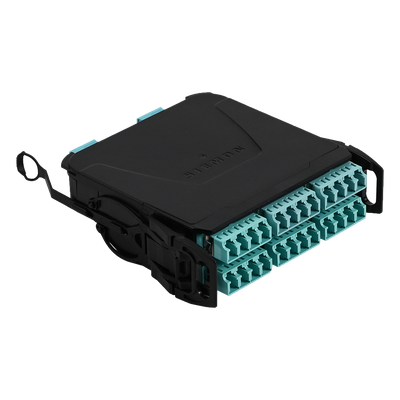 SIEMON LVM24TFLSV-BLUA - Módulo de Fibra Óptica / 24 Fibras OM4 / Base 12 / UL Loss / Conectores LC Shuttered y MTP Hembra / Polaridad | SIERRA STORE