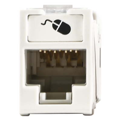 SIEMON U5-H02NS - Jack / Cat5e UTP / Montaje Híbrido Plano-Angulado / Terminación 110 / Blanco / -10 a 60 °C | SIERRA STORE