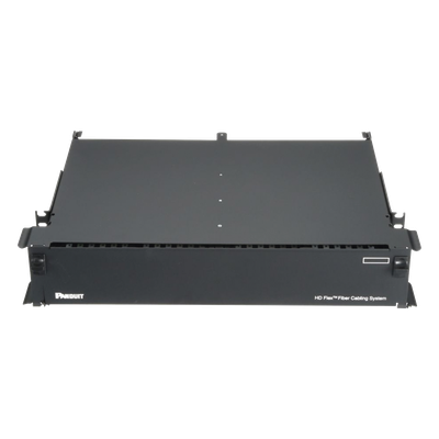 PANDUIT FLEX2U06 - Panel de Distribución de Fibra Óptica / 2 UR / 19.69 in / 144 Fibras por UR / 12 Cassettes HD Flex por UR / Acero y | SIERRA STORE