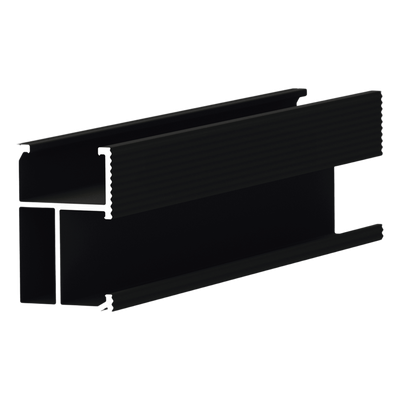 Riel de Montaje Fotovoltaico / Aluminio Anodizado Negro / Longitud 2700 mm (8.9 ft) / Estructura Modular / Resistente a Clima Extremo | SIERRA STORE