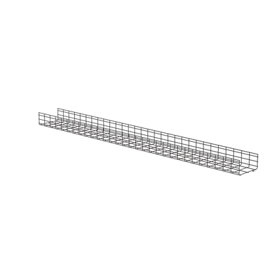 PANDUIT PWB6X12BL - Charola Wire Basket / 12 in (305 mm) Ancho / 6 in (152 mm) Alto / 10 ft (3 m) Largo / 626 Cables Cat6 / Negro | SIERRA STORE
