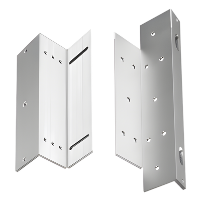 ACCESSPRO BZL-350 - Kit de Brackets de Montaje Z y L / Aluminio Reforzado / 182 x 40 x 24.3 mm / Para Chapa Magnética | SIERRA STORE